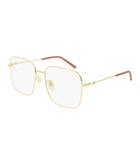 Gucci GG0445O 001 Eyeglasses in Gold .